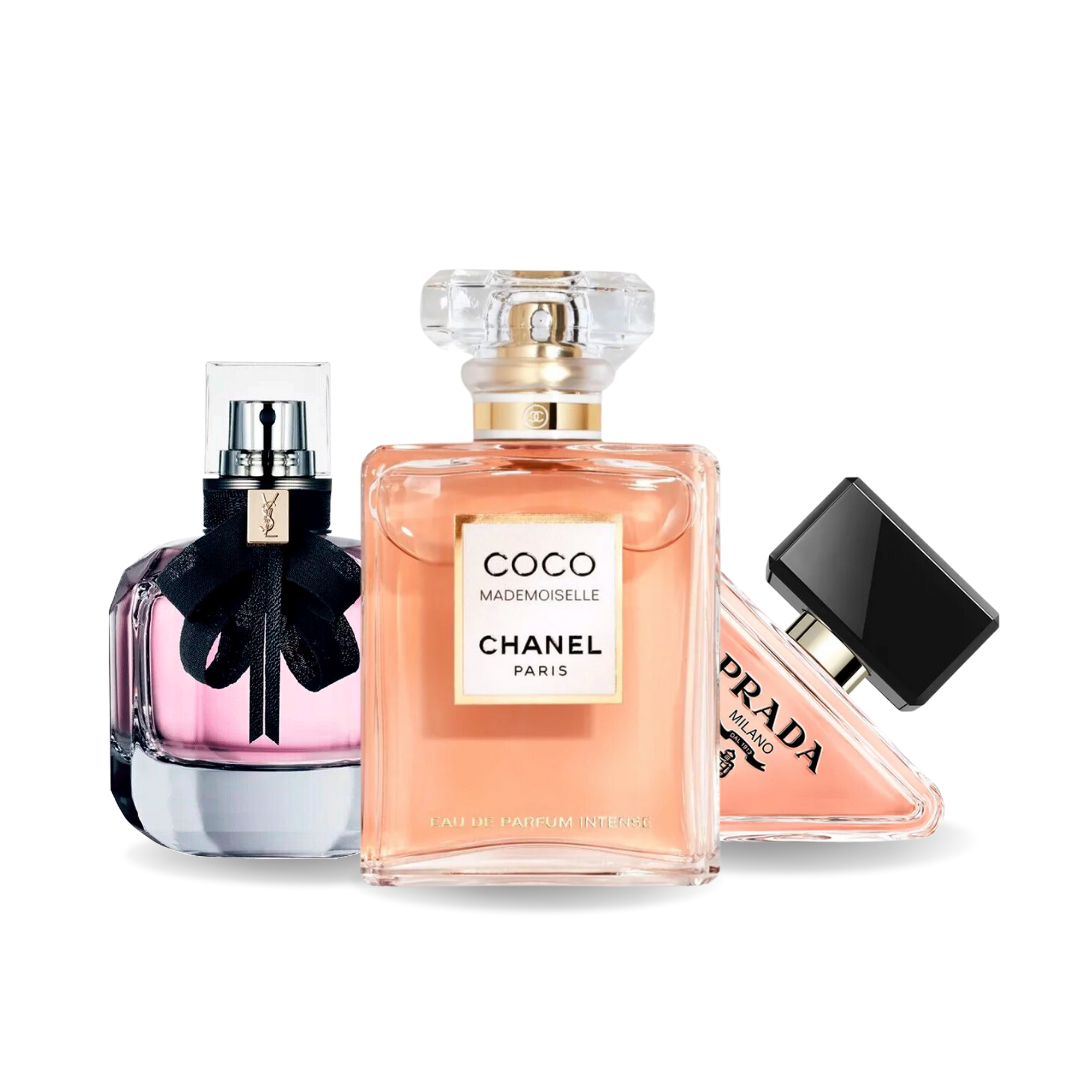 Juego de 3 perfumes | Prada Prada PARADOXE, COCO MADEMOISELLE, MON PARIS 100 ml