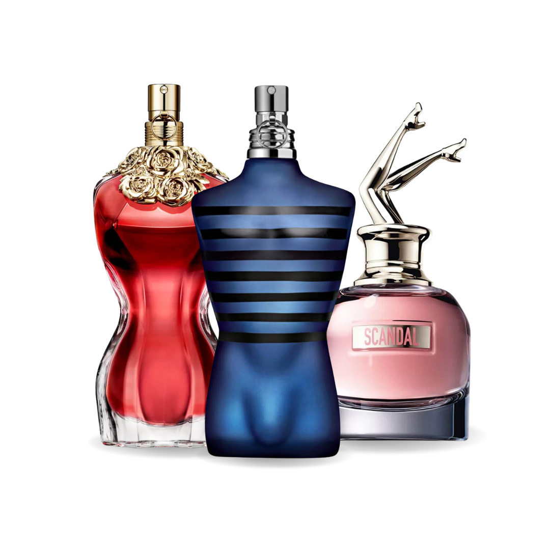 Juego de 3 perfumes | LA BELLE, ULTRA MALE, Gaultier SCANDAL 100 ml